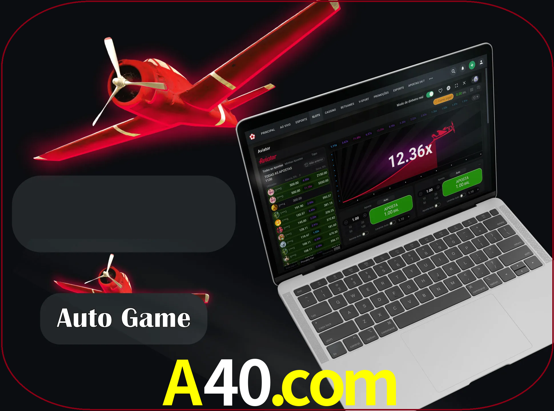 No modo automático, os jogos apostam e sacam seu dinheiro automaticamente.