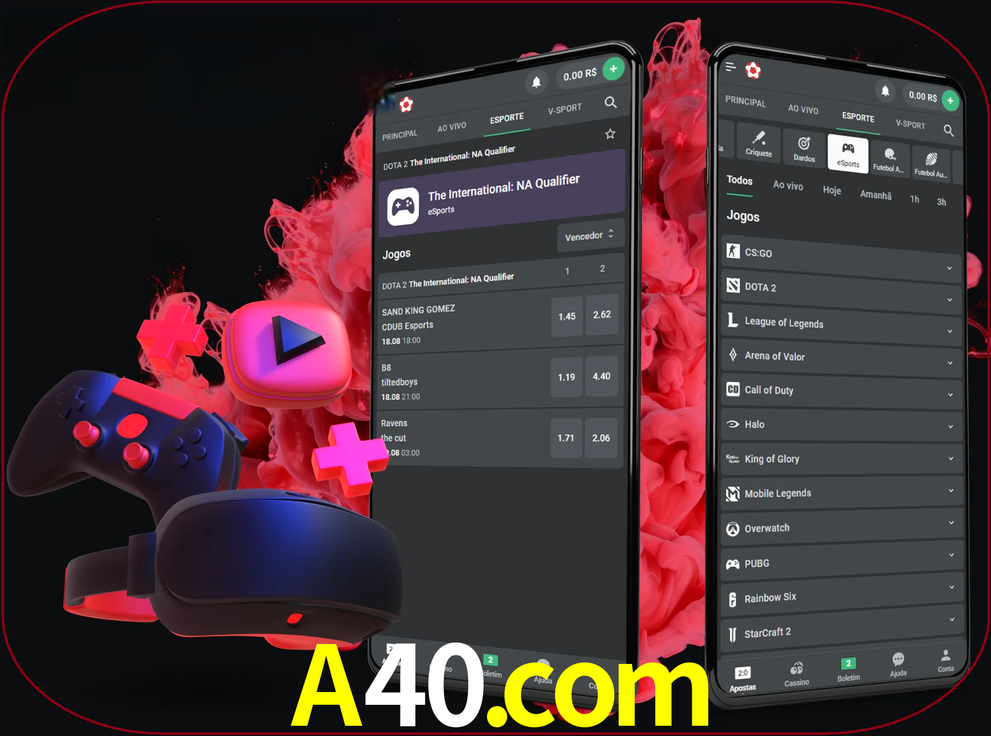 Para ter a aplicação móvel a40 no seu smartphone, basta descarregar o ficheiro apk e seguir as instruções.